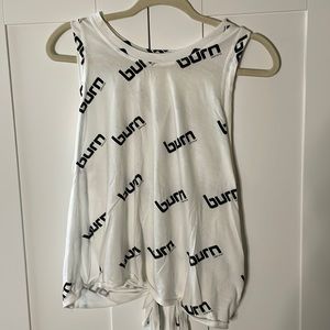 Burn Bootcamp open tie back workout tank